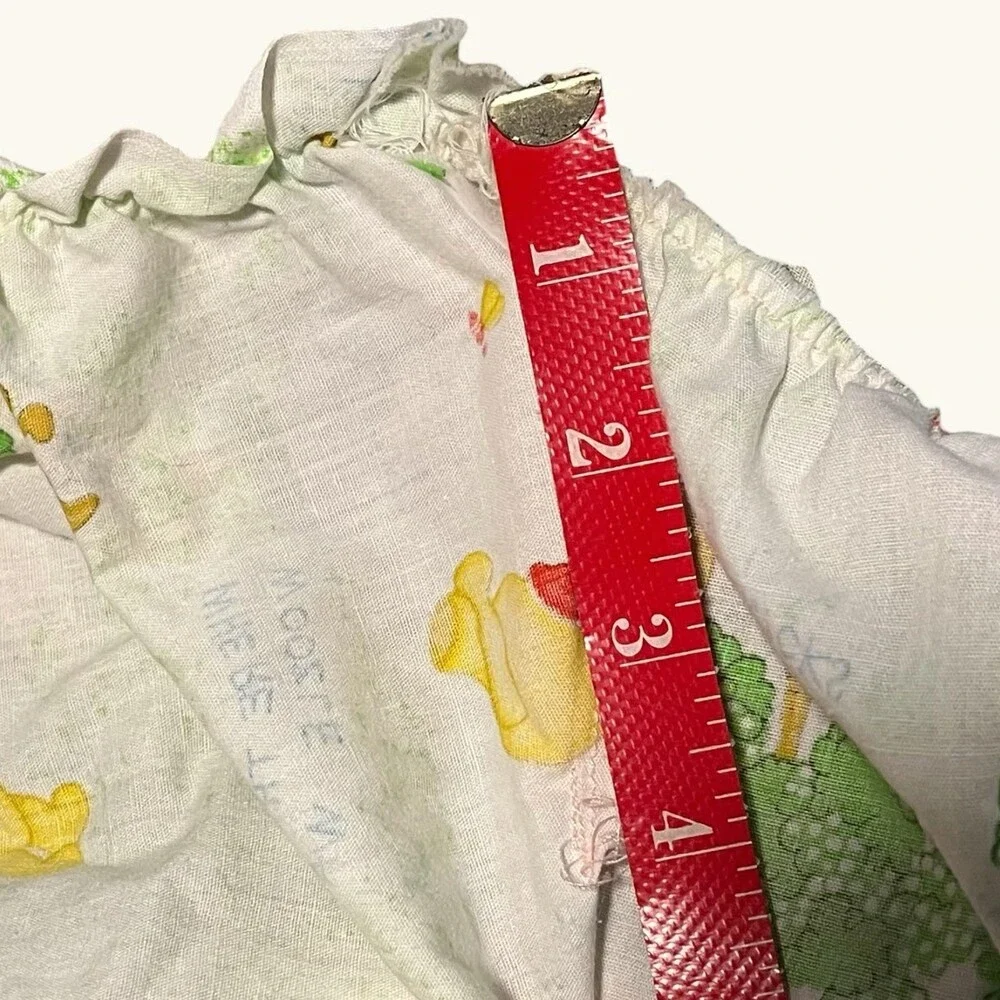 Vintage Winnie the Pooh Handmade Crib Sheet Walt Disney Fabric Nursery Piglet